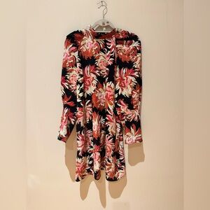Who What Wear Vibrant Floral Dress